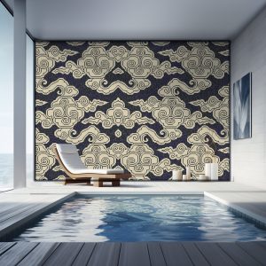 Grifine Crimson Textured Glass Mosaic