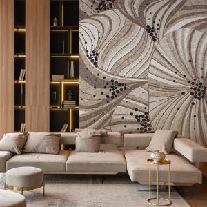 **Grifine Onyx Textured Glass Panel**